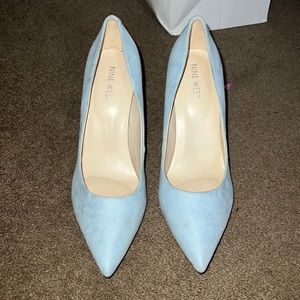Baby Blue Nine West Heels